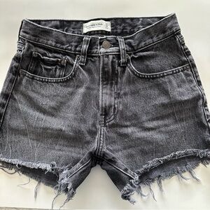 Abercrombie and Fitch Mid-rise Denim Shorts - Size 24/00